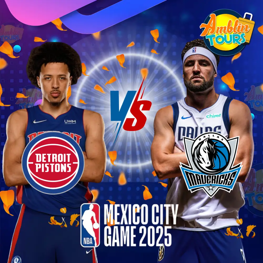 Partido NBA Dallas Mavericks vs Detroit Pistons en CDMX 2025